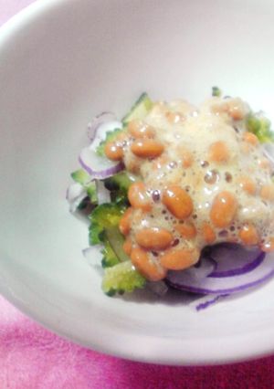 ゴーヤの納豆和え-レシピのメイン写真