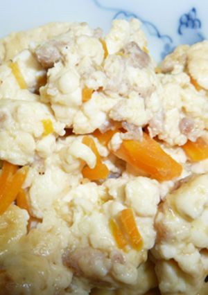 炒り豆腐・・・もどきか?やっぱり・・・-レシピのメイン写真