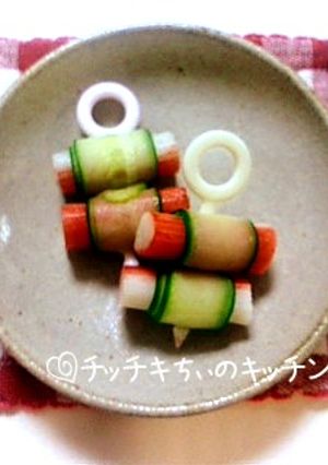 お弁当に✿カニカマくるくる～♪-レシピのメイン写真