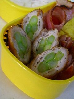 お弁当に~簡単~焼肉のたれで肉まき-レシピのメイン写真