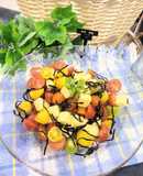 ミニトマトの塩昆布チーズ和え
