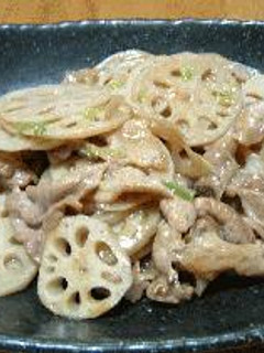レンコンと豚肉の中華煮-レシピのメイン写真