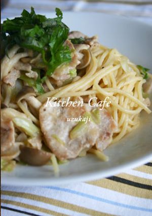 キャベツと豚肉の味噌パスタ-レシピのメイン写真