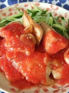 チキンソテー トマトソースかけ-レシピのメイン写真