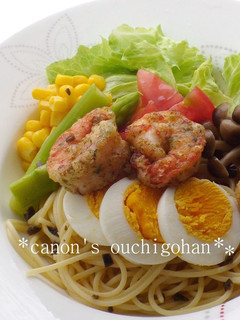 海老の磯辺フリット*サラダスパゲティ-レシピのメイン写真