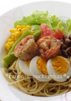 海老の磯辺フリット＊サラダスパゲティ-レシピのメイン写真
