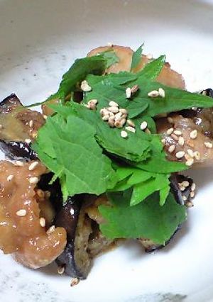 米ナスと鶏肉の味噌炒め-レシピのメイン写真