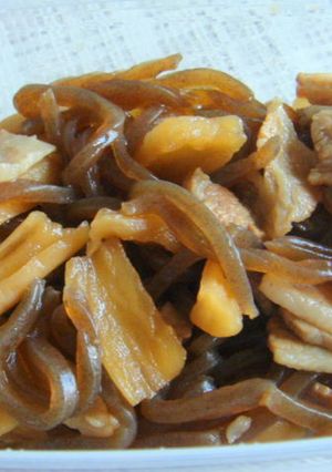豚肉と切り干し大根の煮物-レシピのメイン写真