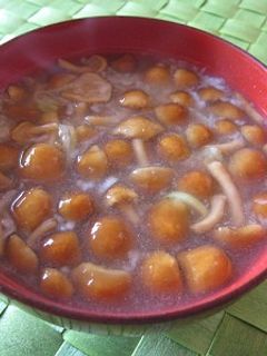 なめこと長芋のとろとろ味噌汁-レシピのメイン写真
