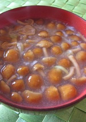 なめこと長芋のとろとろ味噌汁-レシピのメイン写真