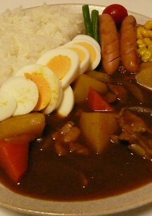 彩りトッピングカレー-レシピのメイン写真