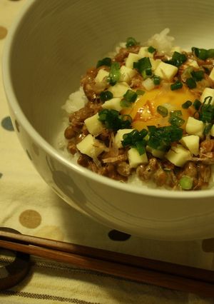簡単☆なっチーたま丼-レシピのメイン写真