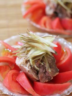 夏・鯖缶にはミョウガ!-レシピのメイン写真