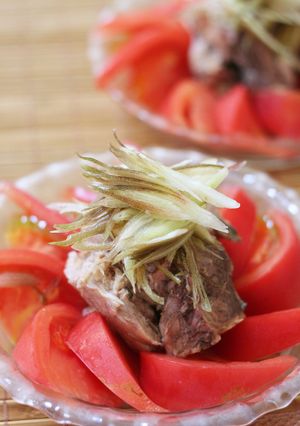 夏・鯖缶にはミョウガ!-レシピのメイン写真