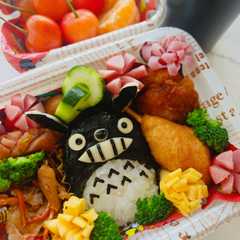 รูปของ となりのトトロ　キャラ弁　お弁当