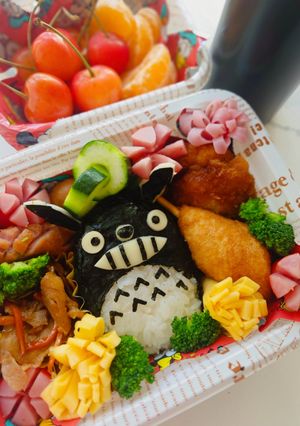 となりのトトロ　キャラ弁　お弁当-レシピのメイン写真