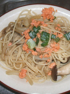 簡単きのこと鮭の和風パスタ-レシピのメイン写真