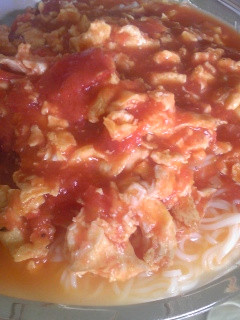トマトと卵の中華風冷たいそうめん-レシピのメイン写真