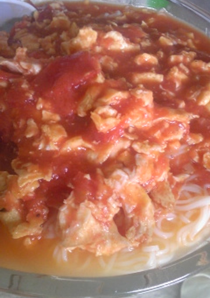 トマトと卵の中華風冷たいそうめん-レシピのメイン写真