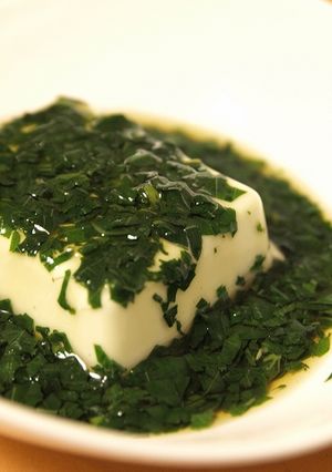 トロトロ♪プルン♪のモロヘイヤ豆腐-レシピのメイン写真