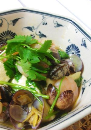 豆腐の海鮮あんかけエスニック風-レシピのメイン写真