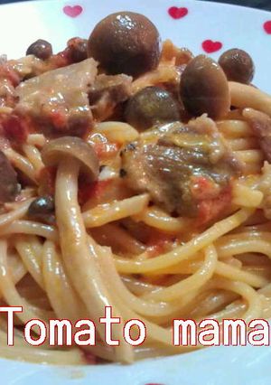 手造りベーコンでトマトクリ―ムパスタ-レシピのメイン写真