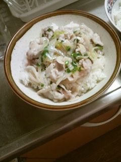 ねぎ塩豚丼-レシピのメイン写真