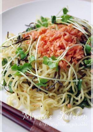 焼さけあらほぐし★で塩焼きそば♪-レシピのメイン写真