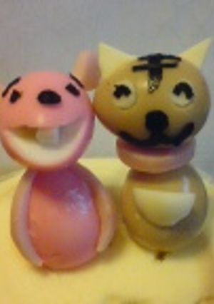 お弁当に!うずらで動物★ミ-レシピのメイン写真
