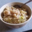 簡単 豚丼風!?肉なしヘルシー雑炊☆