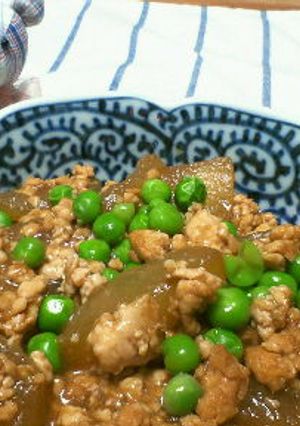 冬瓜と鶏ひき肉の中華風炒め煮-レシピのメイン写真
