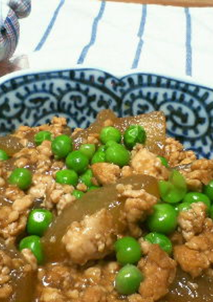 冬瓜と鶏ひき肉の中華風炒め煮-レシピのメイン写真