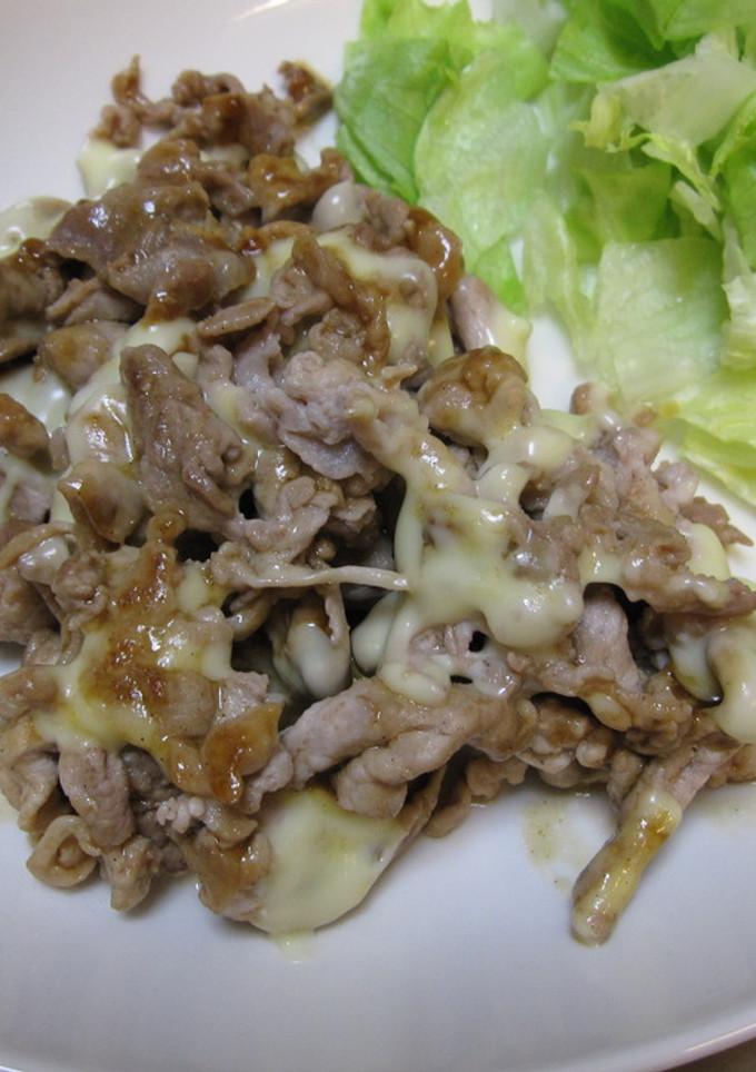 超簡単♡ 豚肉のﾁｰｽﾞ焼き-レシピのメイン写真