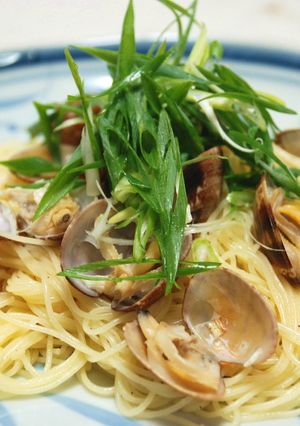 アサリと【かぼすバター】のパスタ♪-レシピのメイン写真