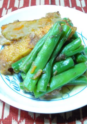 母の味◆いんげんとさつま揚げの煮物-レシピのメイン写真