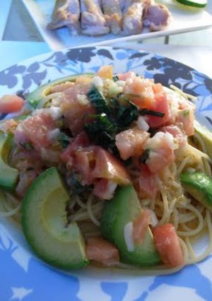 トマトとアボカドの冷製パスタ-レシピのメイン写真