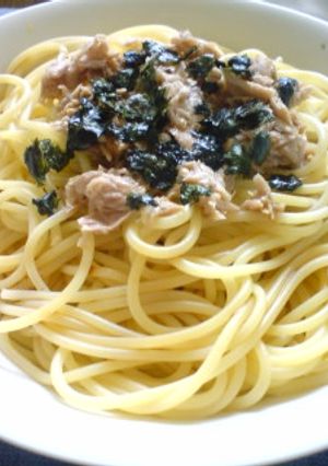 簡単すぎる・・・和風ツナスパゲティ-レシピのメイン写真