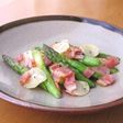 ∮ アスパラとベーコンღにんにく炒め ∮