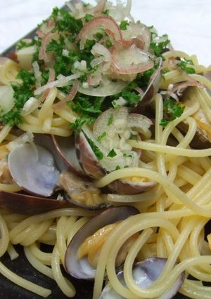 みょうがのボンゴレスパゲティー-レシピのメイン写真