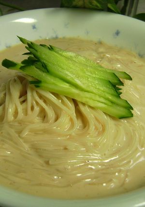 夏を乗り切れ!さっぱり韓国豆乳麺-レシピのメイン写真
