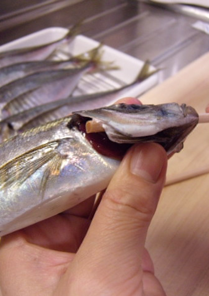必見！！【割り箸】で魚の内臓を取る方法♥-レシピのメイン写真