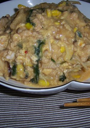 豆もやしとひき肉の卵あんかけ-レシピのメイン写真