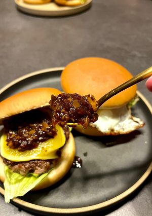 マッシュルームのハンバーガーソース-レシピのメイン写真