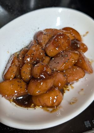 絶品おつまみ！ウインナーのマヨ照り焼き-レシピのメイン写真