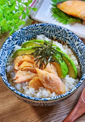 特製だしで~鮭アボカドの冷やし茶漬け-レシピのメイン写真