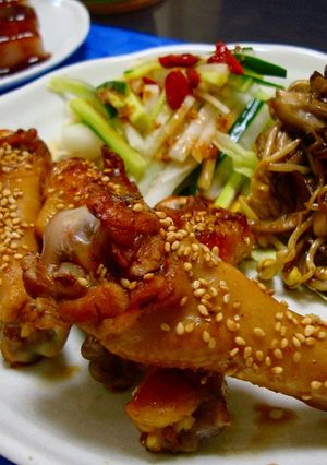 20分で簡単パリっ☆鶏手羽ゴマ焼き-レシピのメイン写真