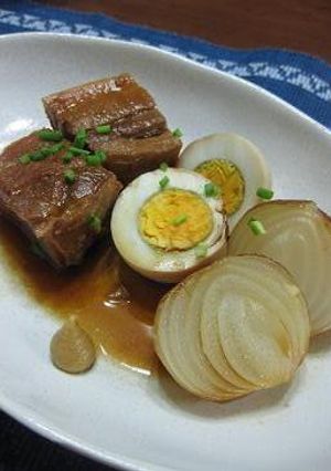 丸ごとたまねぎと豚バラの角煮-レシピのメイン写真