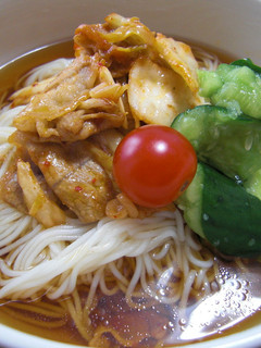 豚キム☆そうめん-レシピのメイン写真