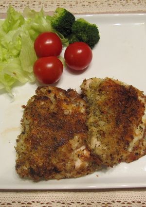 ☆鶏むね肉の香草パン粉焼き☆-レシピのメイン写真