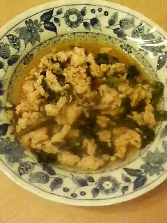 タイ風 鶏ひきとバジル炒め-レシピのメイン写真